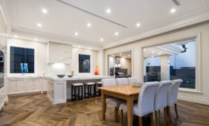 High-end home renovation by Melbourne luxury home builders