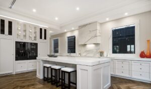 High-end home renovation by Melbourne luxury home builders