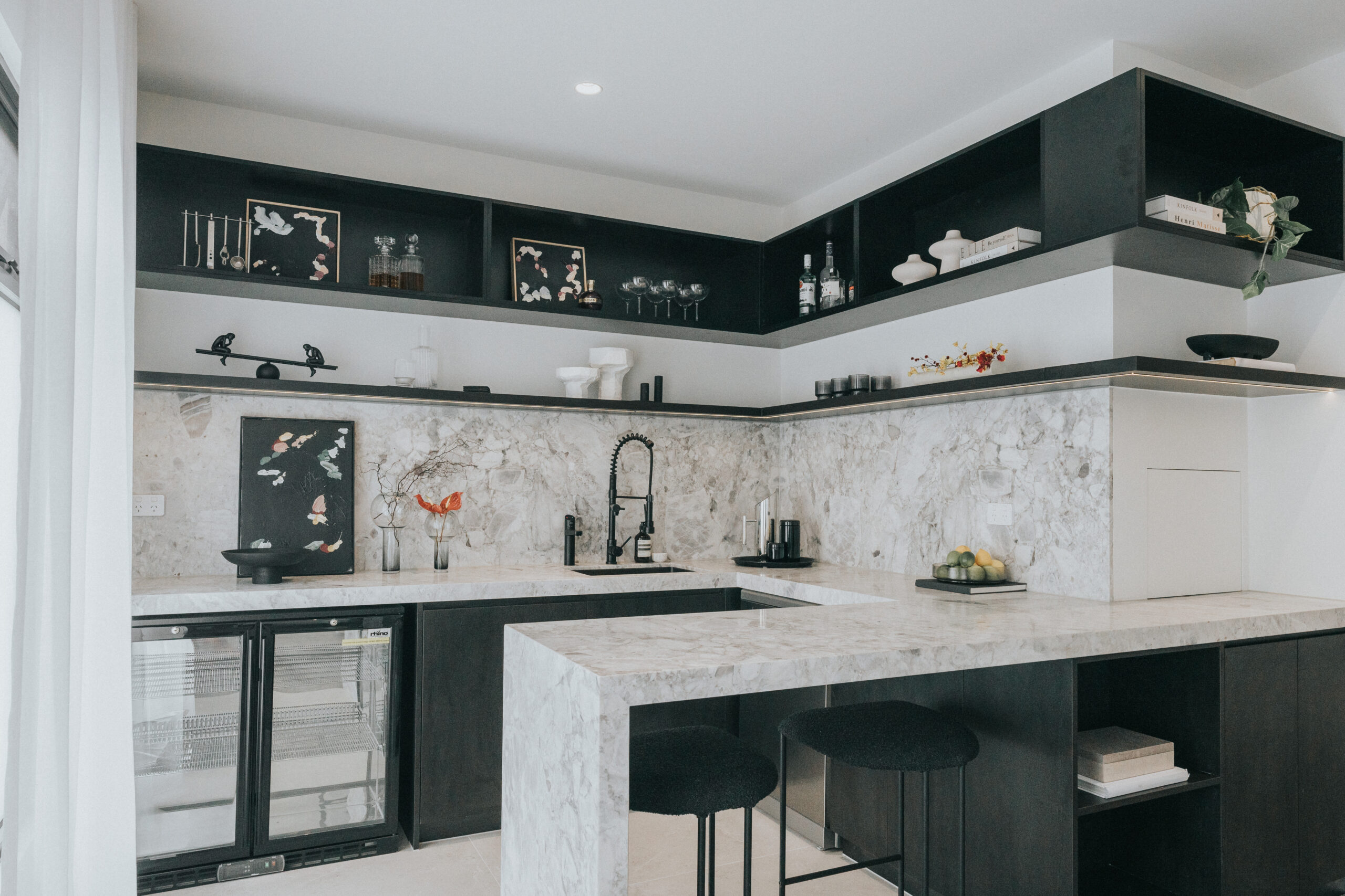 Custom-designed luxury home extension by Melbourne builders