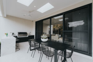 Custom-designed luxury home extension by Melbourne builders